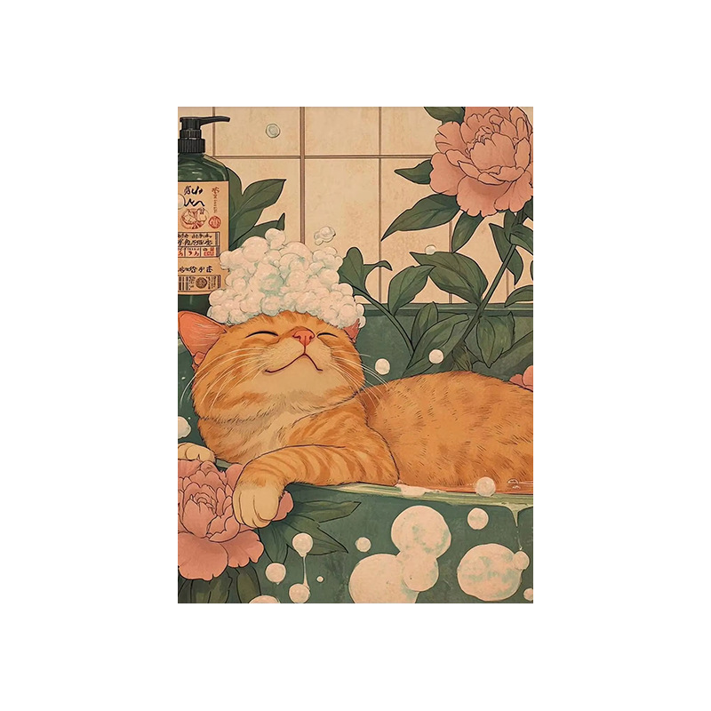 昭和猫風呂-茶とら